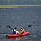 photo of a 2 person kayak in the estuary