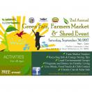 thumbnail of poster for Annual Green Fair, Farmers Market & Shred Event