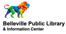Logo: silhouette of a lion with rainbow colors