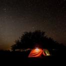 camping at night, tent, wilderness