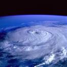 satellite image, hurricane eye