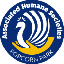 Organization logo: navy-colored circle with yellow hands holding a peacock